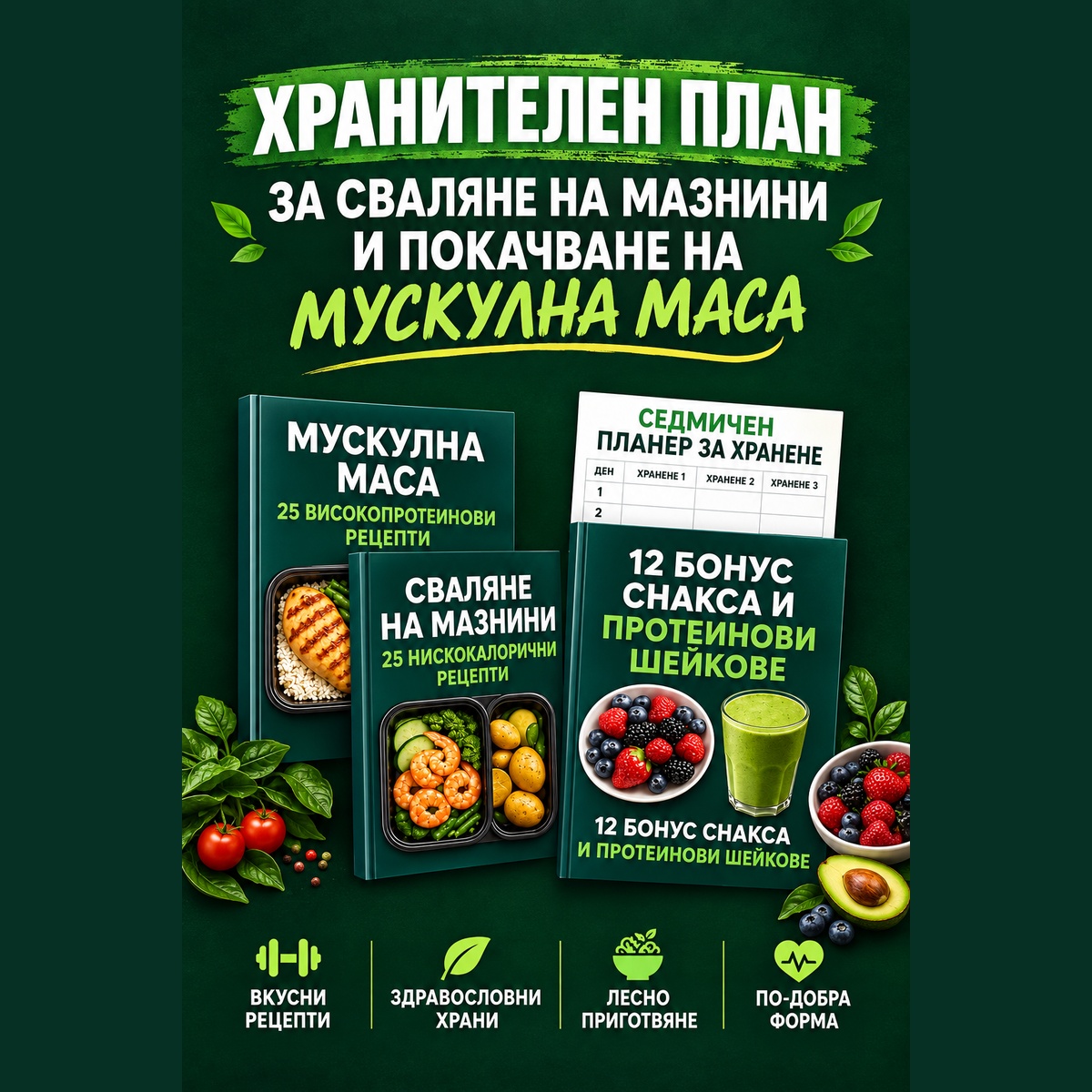 Build & Burn – Рецепти за мускули маса и топене на мазнини
